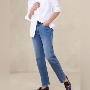 Banana Republic Classic Blue Cropped Jeans